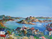 Newfoundland - Paintings of Newfoundlad, Oil on Canvas